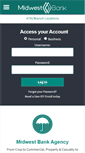 Mobile Screenshot of midwestbank.com